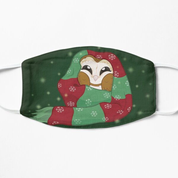 Comfy Cozy Christmas Owl Flat Mask