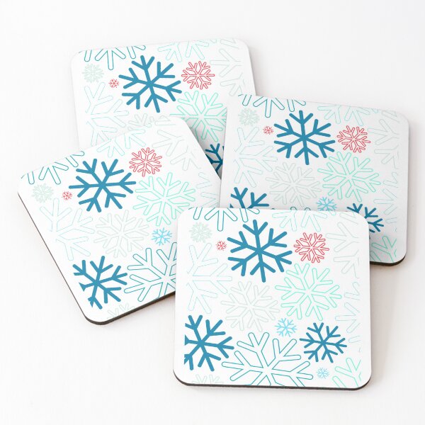Item preview, Blue Snowflakes Pattern  designed and sold by joabaj.