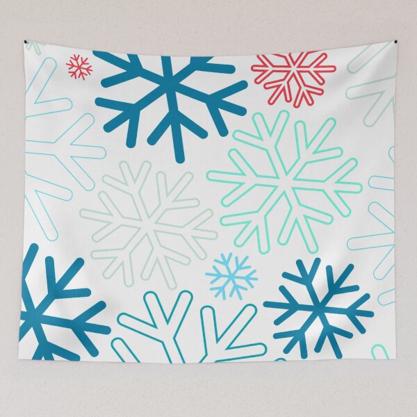 Item preview, Blue Snowflakes Pattern  designed and sold by joabaj.