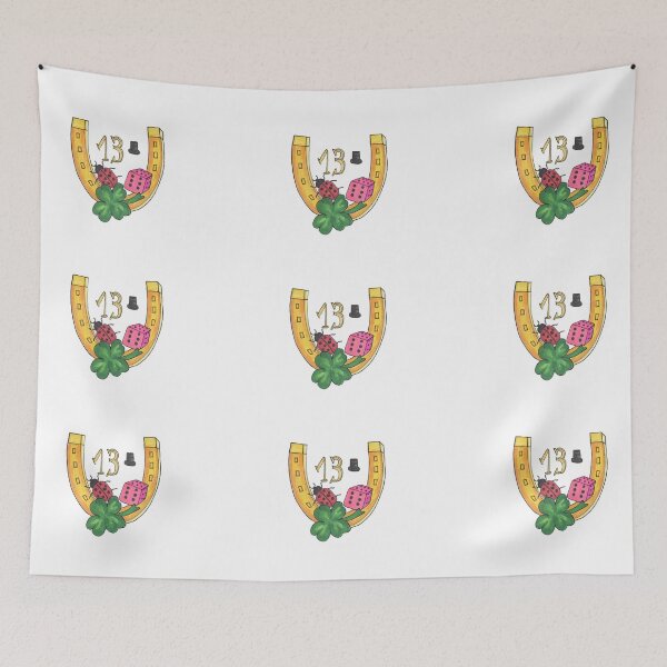 Item preview, Luck, horseshoe, ladybug, colorful, Copic, BebiCervin designed and sold by BebiCervin.