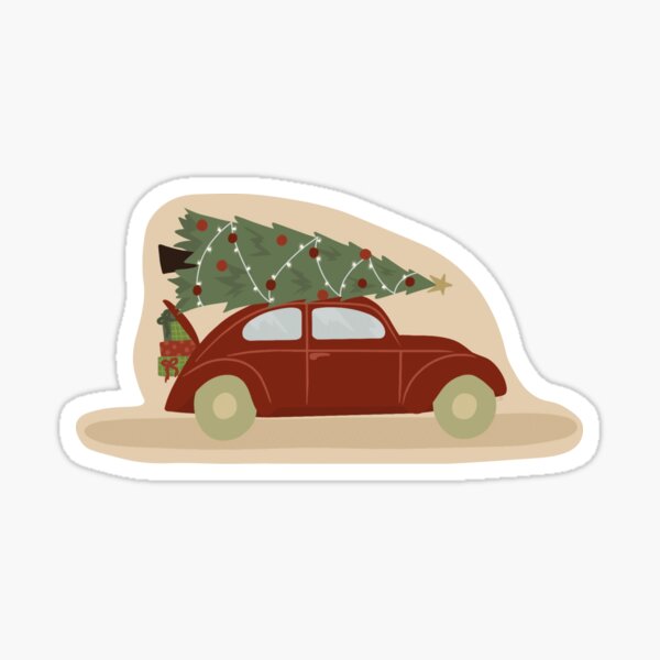 I'll Be Home for Christmas Glossy Sticker