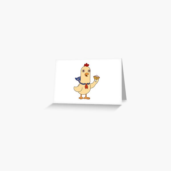 Vista previa del artículo con la obra «Pollo Crepe», diseñado y vendido por TokkiJess.