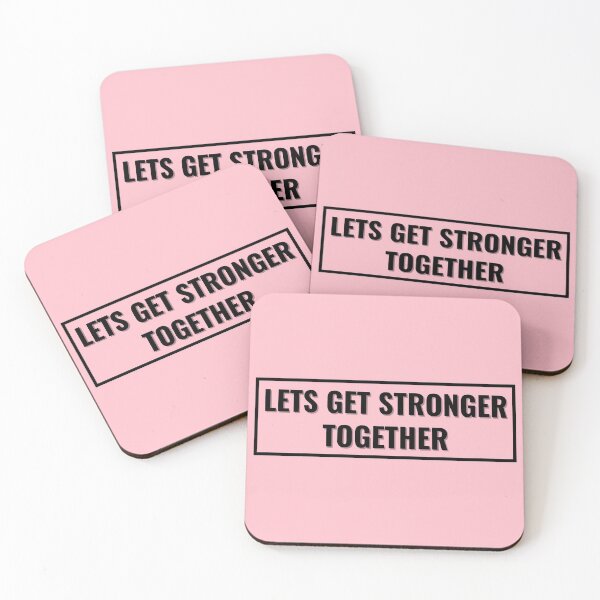 Item preview, lets get stronger together designed and sold by Apoorv Choudhary.