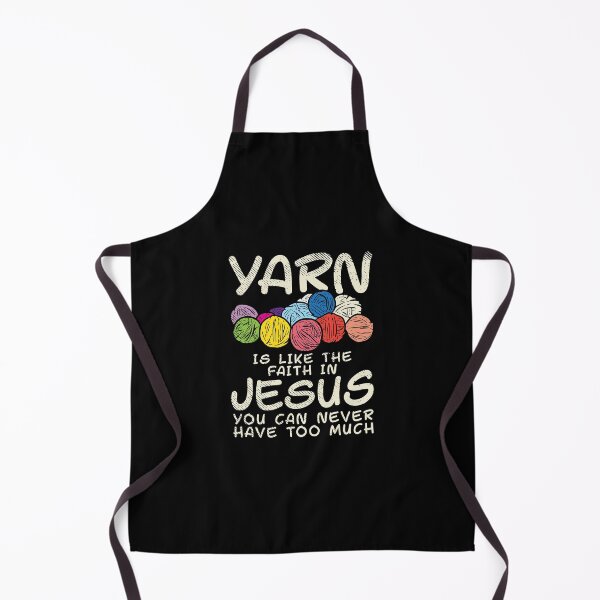 Item preview, Yarn Jesus Faith Crocheting Knitting Gift designed and sold by Pubi.