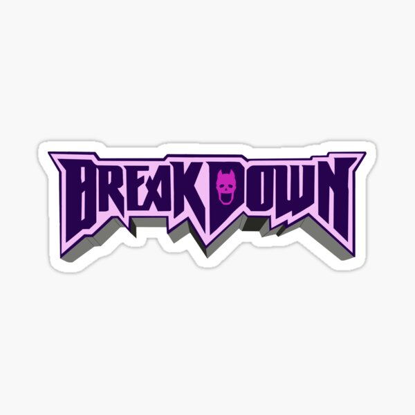 JoJo Breakdown Sticker For Sale By BetterCallMe Redbubble