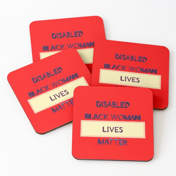 Item preview, Disabled Black Woman Lives Matter 011 designed and sold by ITALY-Roselli-.