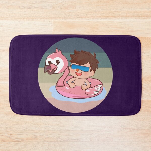Item preview, Flamingo youtube Flamingo Plush face vintage background, flamingo life saving buoy , summer time pool, sun glasses , funny cute flamingo, swimming  designed and sold by SGS-.