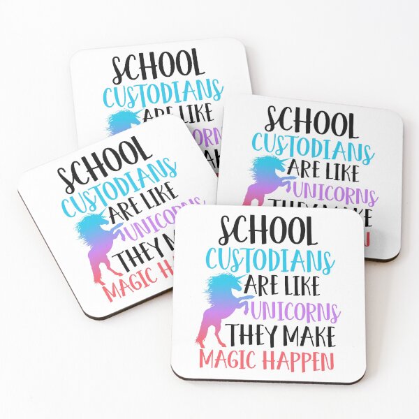 Item preview, School Custodians are like Unicorns They make Magic Happen T-Shirt designed and sold by ZANKELLO.