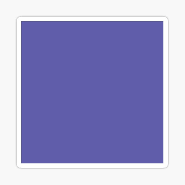 "Lavender Blue Purple Full Color Clothing " Sticker by TheColorStore