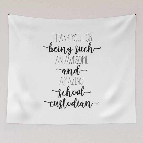 Item preview, Thank You For Being Such An Awesome & Amazing School Custodian T-Shirt designed and sold by ZANKELLO.
