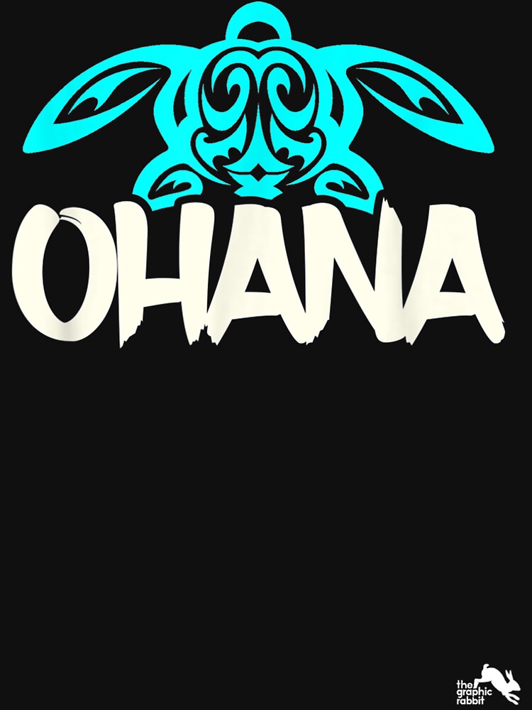 Hawaiian Ohana Means Family Hawaii Vacation Souvenir Gift T-Shirt