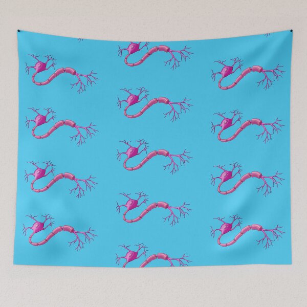 Item preview, Pink Fuchsia Neuron Nerve Cell with Myelin Sheath designed and sold by ScienceSource.