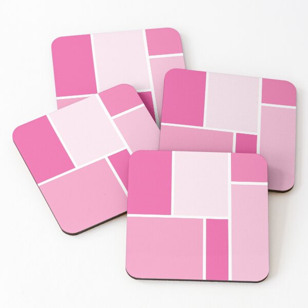 Item preview, Pink Color Blocks Geometric Shapes designed and sold by NancyMerkle.