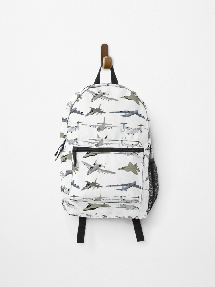 backpack with airplanes