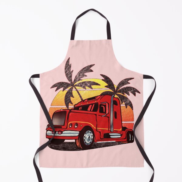 Artikelvorschau, Seaside Muscle Semi Truck - Abgenutzter Look entworfen und verkauft von wheresado.