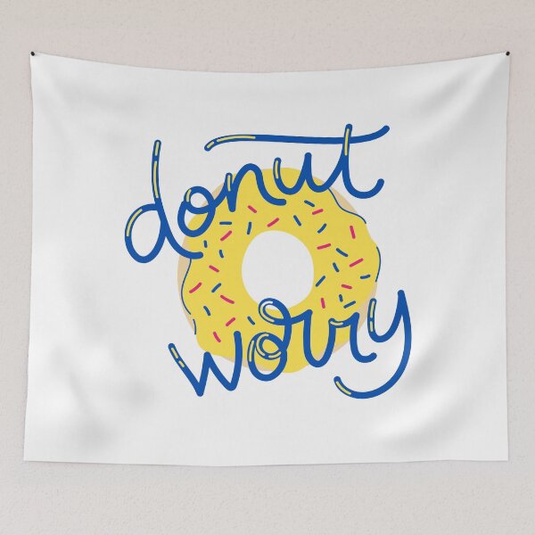 Item preview, Donut Worry Cute Design designed and sold by fantasticpud.