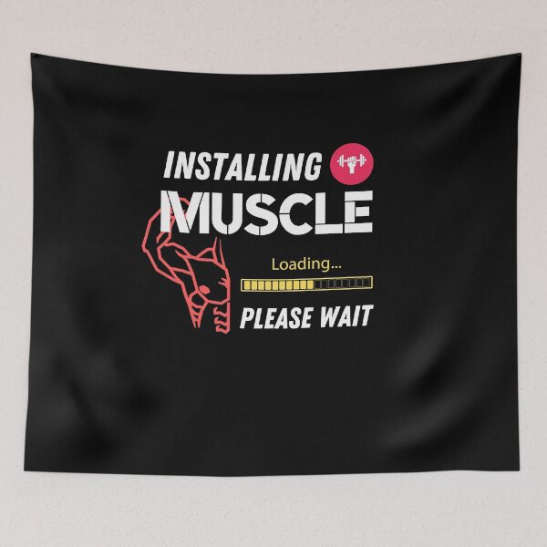 Item preview, Installing muscle please wait designed and sold by i-longmanshop.