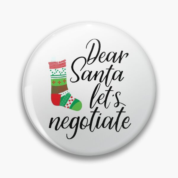 Item preview, Dear Santa, Let's Negotiate designed and sold by babaeupho.