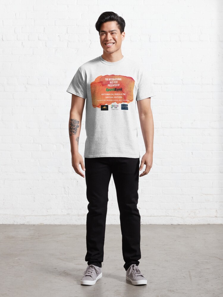 Thumbnail 3 of 7, Classic T-Shirt, 2020 TEG International Jazz Fest Presented by SpiritBank! designed and sold by CoffeeCupLife2.