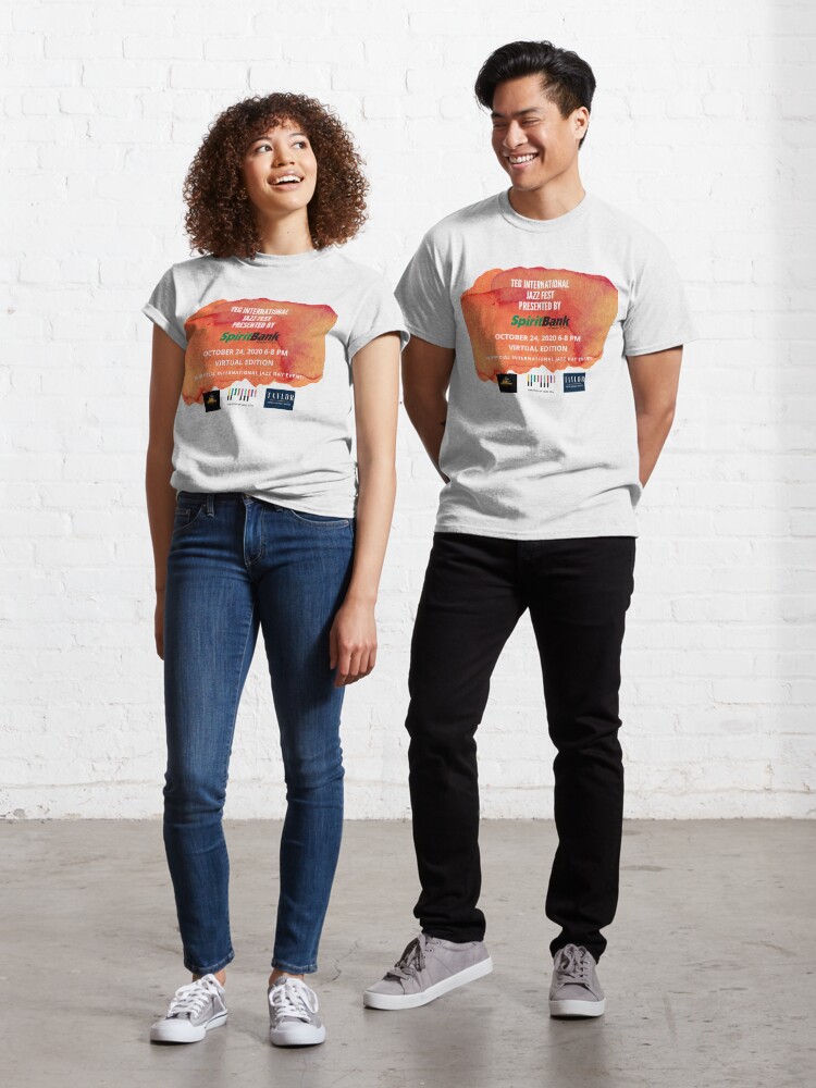 Thumbnail 1 of 7, Classic T-Shirt, 2020 TEG International Jazz Fest Presented by SpiritBank! designed and sold by CoffeeCupLife2.