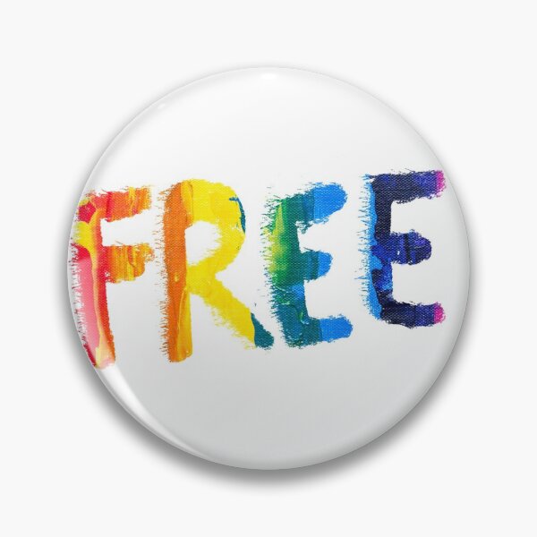 Item preview, Free lettering with colors of peace designed and sold by Lighthouse1997.