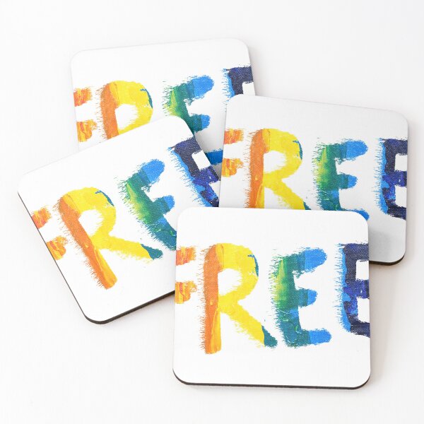 Item preview, Free lettering with colors of peace designed and sold by Lighthouse1997.