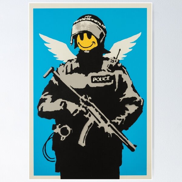 BANKSY Snorting Copper コカインを吸う警官 ポスター BANKSY Snorting Copper コカインを吸う警官 ポスター - メルカリ
