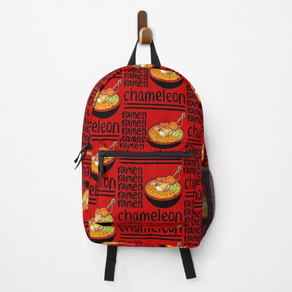 Item preview, RamenRamenRamenRamenRamen Chameleon (Black Text) designed and sold by Kat Kuo.