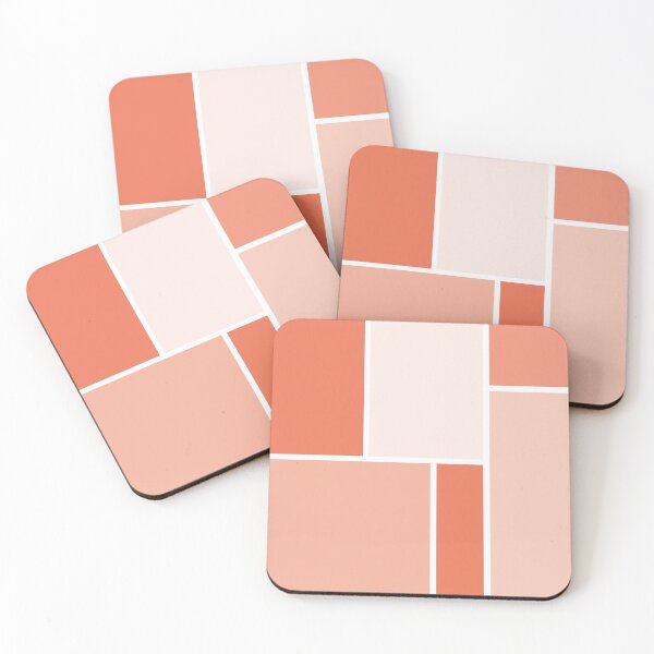 Item preview, Orange Color Blocks Geometric Shapes designed and sold by NancyMerkle.