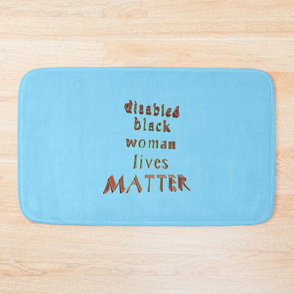 Item preview, Disabled Black Woman Lives Matter 014 designed and sold by ITALY-Roselli-.