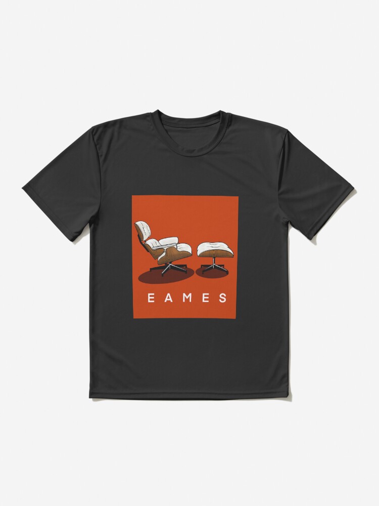 Eames Chair, Mid Century Modern Art, Orange Print, Herman Miller | Active  T-Shirt