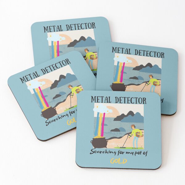 Item preview, Metal Detector Searching for My Pot of Gold, Metal Detecting, Treasure Hunting designed and sold by Teez-Me.