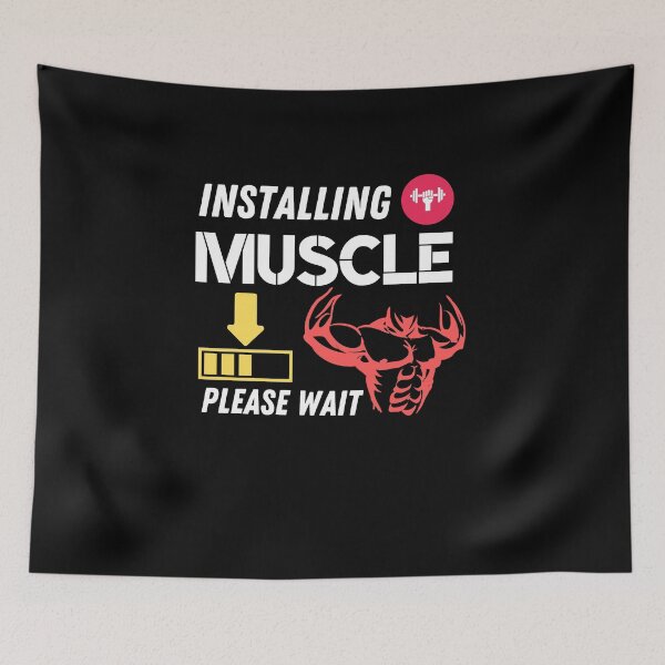 Item preview, Installing muscle please wait designed and sold by i-longmanshop.