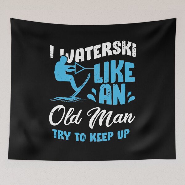 Item preview, Waterski Old Man Water Ski Skiing Grandpa Gift designed and sold by Marcid95.