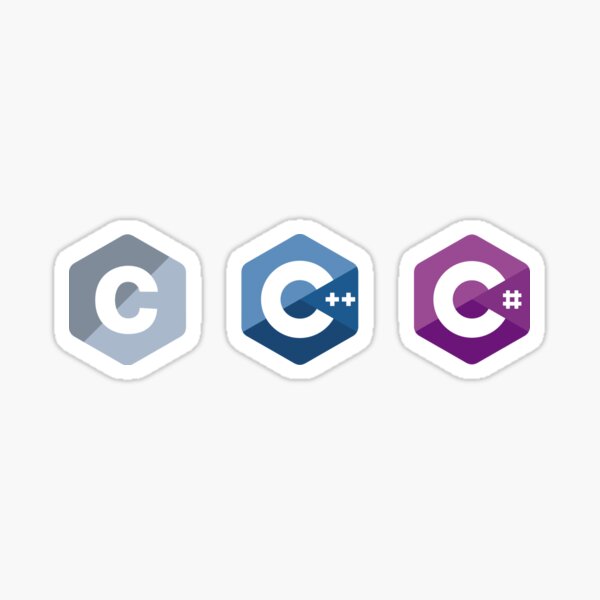 Languages C Stickers | Redbubble