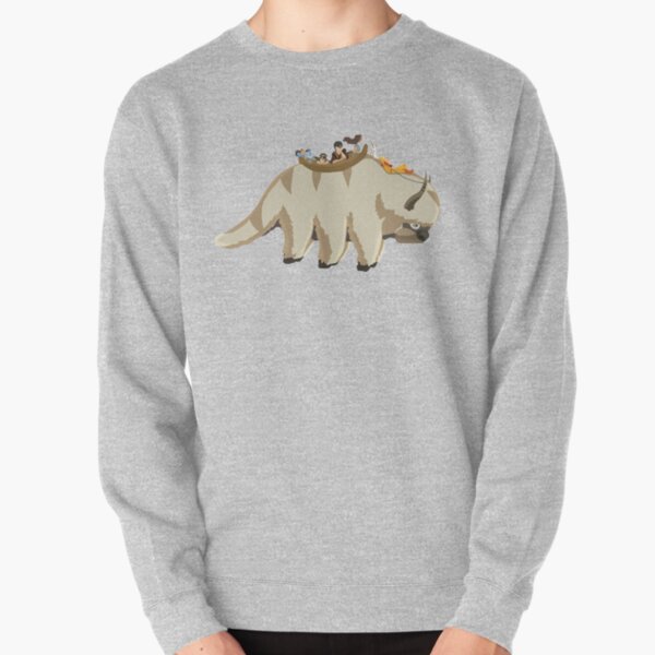 Team Avatar on Appa Pullover Sweatshirt