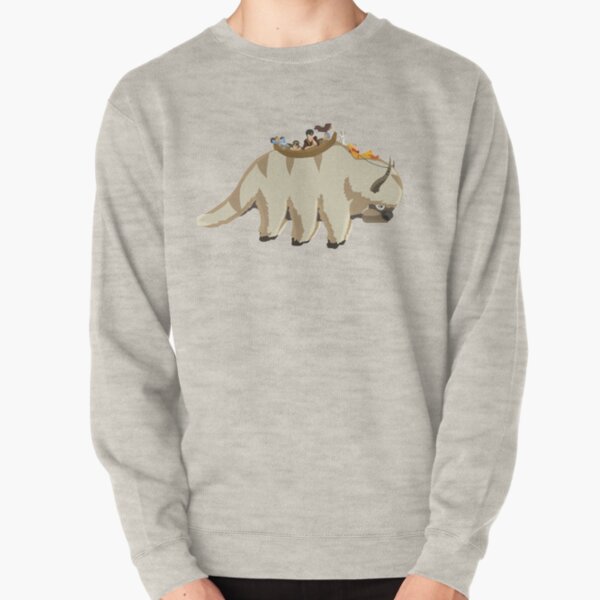 Team Avatar on Appa Pullover Sweatshirt