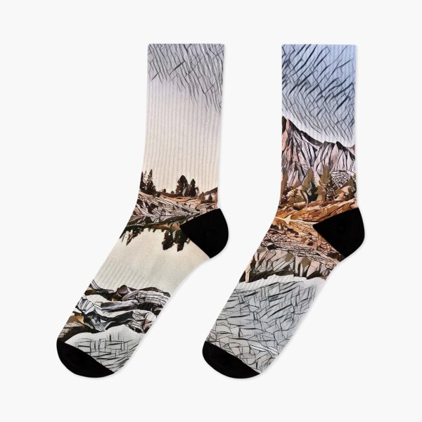 Item preview, Abstract Mountains designed and sold by evokearo.