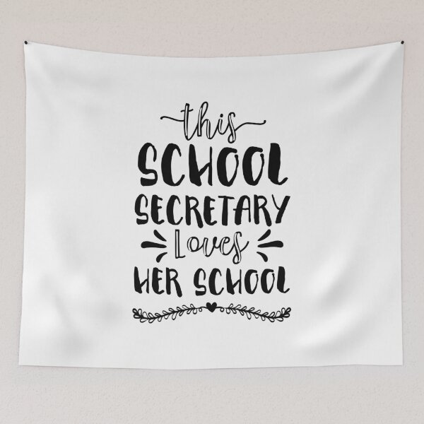 Item preview, This School Secretary Loves Her School T-Shirt designed and sold by ZANKELLO.