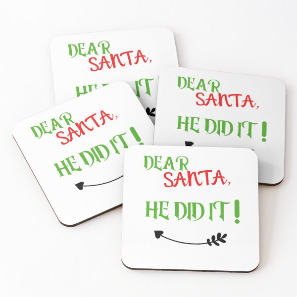 Item preview, Dear Santa He Did It Simple Christmas Holiday designed and sold by Sweet-A-Dsignz.