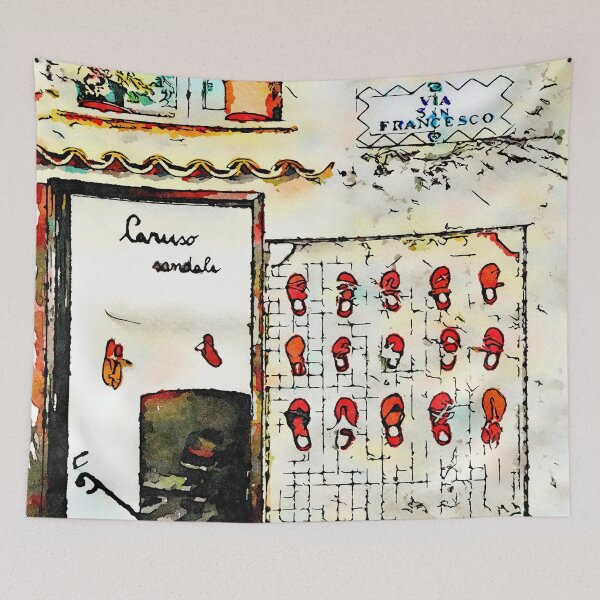 Item preview, Ravello: seller of sandals designed and sold by Giuseppe Cocco.