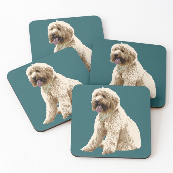 Item preview, Fuzzy Australian Labradoodle designed and sold by CJS-Art.
