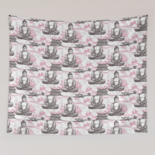 Item preview,  Buddha and Pink Lotus designed and sold by Sugar-Magnolia.