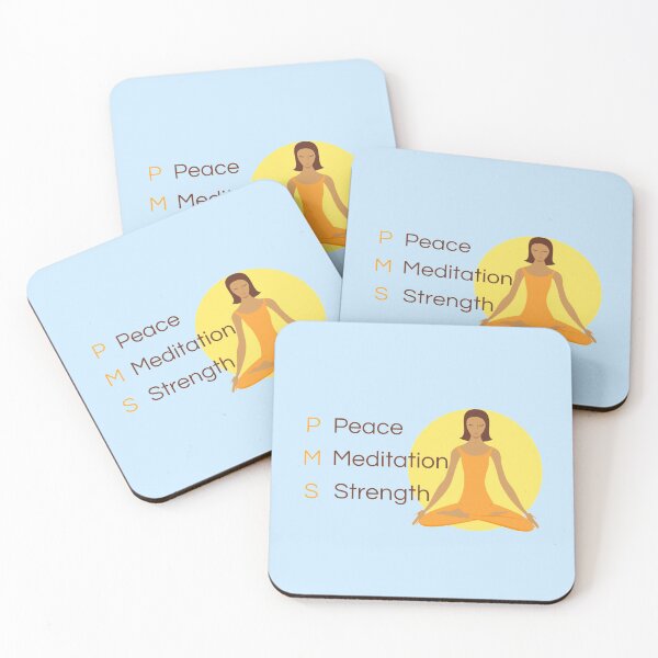 Item preview, Peace Meditation Strength, Feminine Health, Female Strength, buddha sticker pack, meditation sticker pack, spiritual sticker pack, ying yang sticker pack, strength sticker pack designed and sold by HomeConscious.