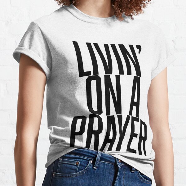 bon jovi livin on a prayer t shirt