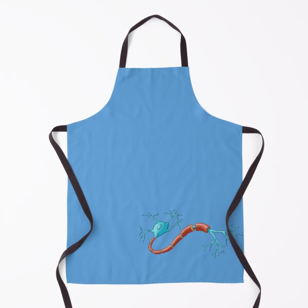 Item preview, Teal Blue and Orange Neuron Nerve Cell with Myelin Sheath designed and sold by ScienceSource.