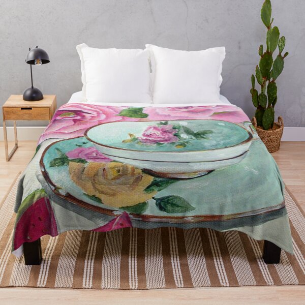 Item preview, Teacup, Watermelon, and Roses designed and sold by mary hughes.