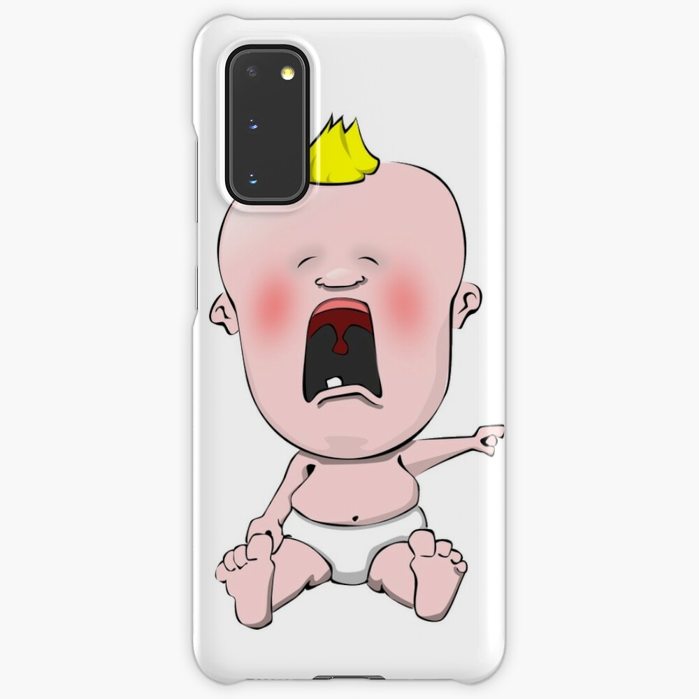 Coque Et Skin Adhesive Samsung Galaxy Bebe Qui Pleure Dessin Anime Par Winkham Redbubble