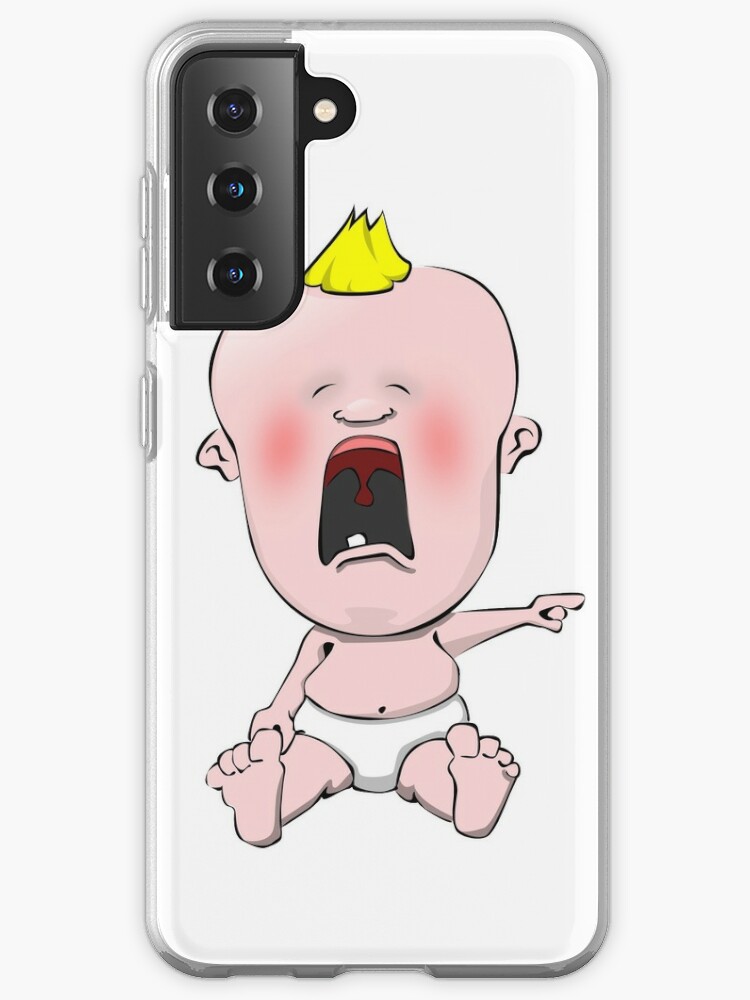 Coque Et Skin Adhesive Samsung Galaxy Bebe Qui Pleure Dessin Anime Par Winkham Redbubble