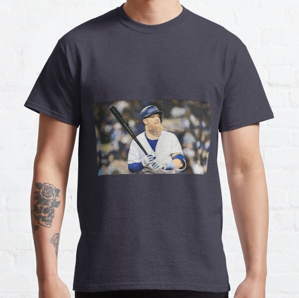 Majestic Boy's Los Angeles Dodgers Long Sleeve T-Shirt, Blue/Gray, Large  14/16